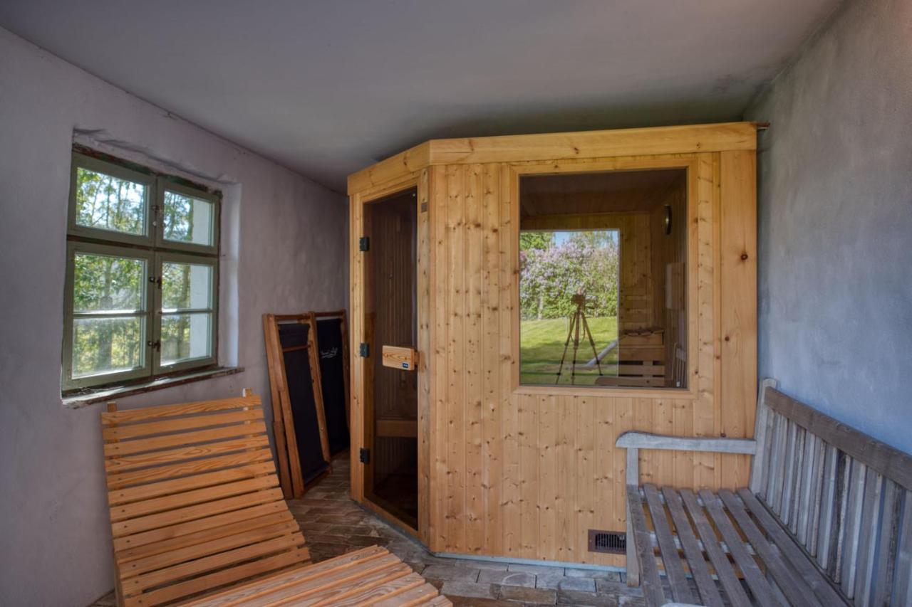 traumHaff denkmalgeschützter Amalienhof Sauna, offener Kamin, Hund Ahlbeck  Exterior foto